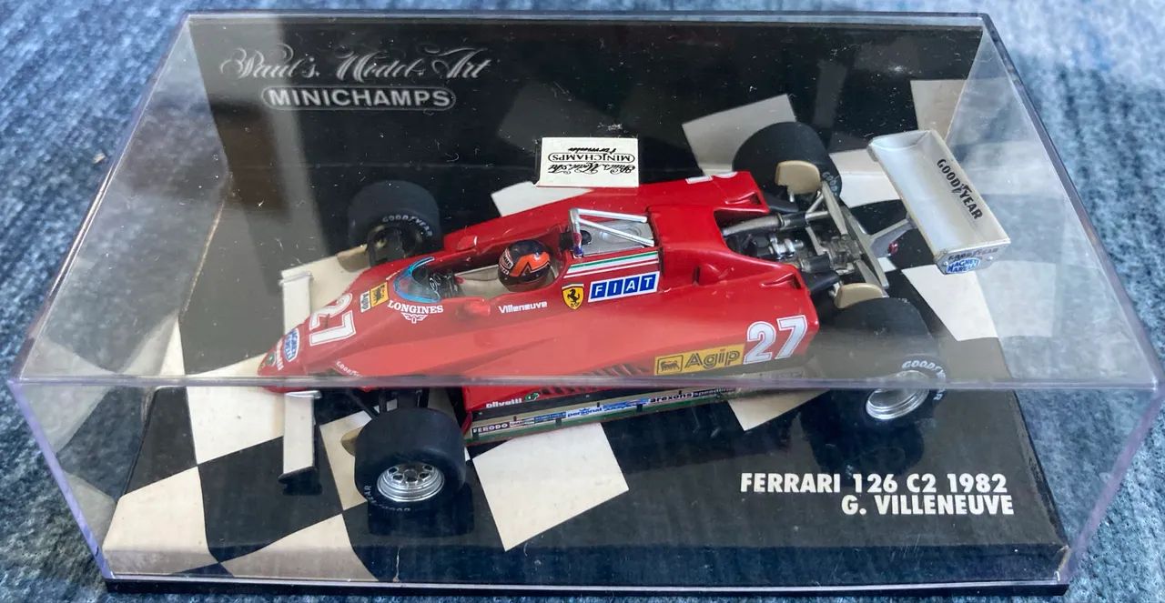 F1 Minichamps Ferrari 126 C2 1982 G.Villeneuve 1:43 - Hobbies e