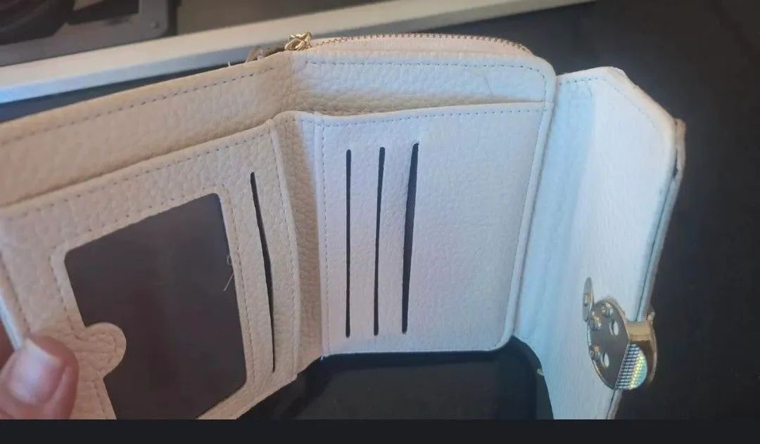 Bolsa de ombro marrom e carteira  - Foto 3