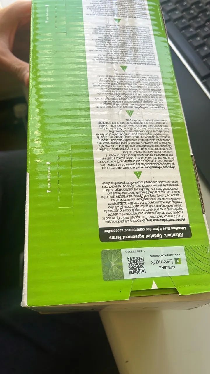 2 UNIDADES TONER LEXMARK MX521, MX522, MX622. ORIGINAL. - Foto 3