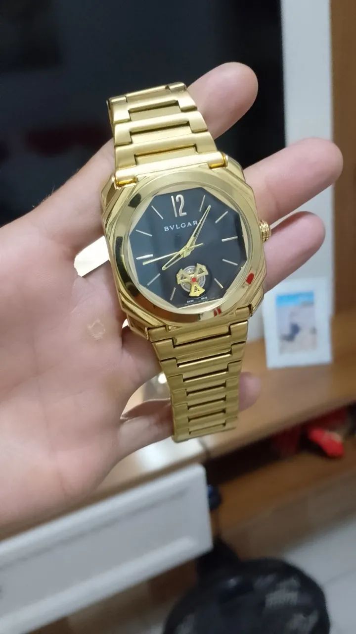 Relógio bvlgari lançamento top 