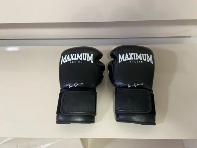 Luva de Boxe Maximum Pro Series 14oz Preta - Par - Foto 2