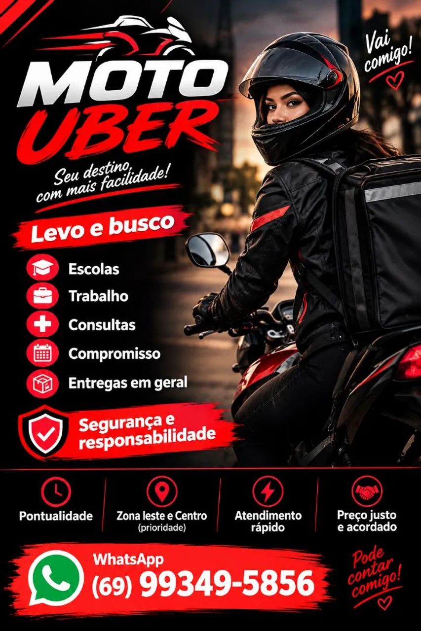 Uber Moto Disponível