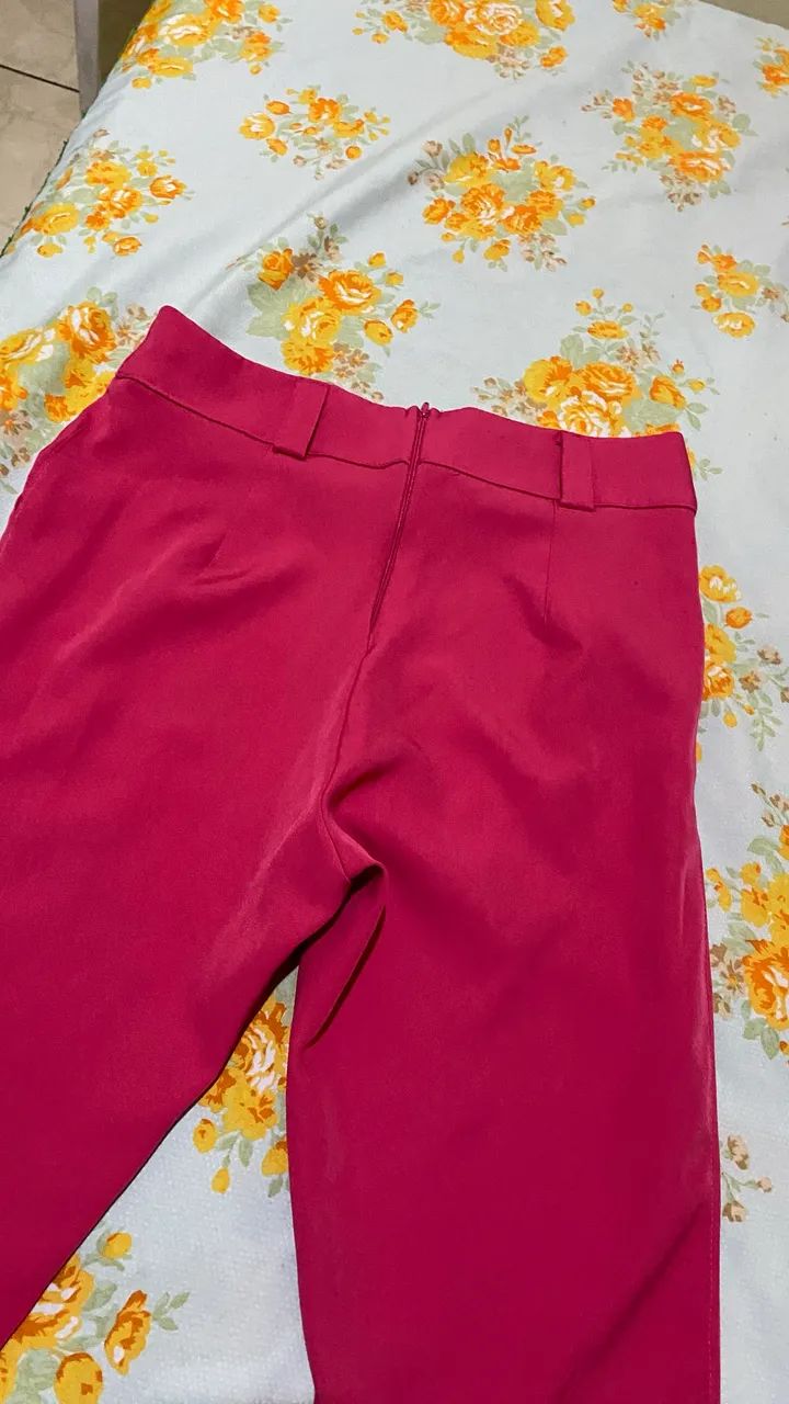 Calça alfaiataria cintura alta com zíper - Foto 2