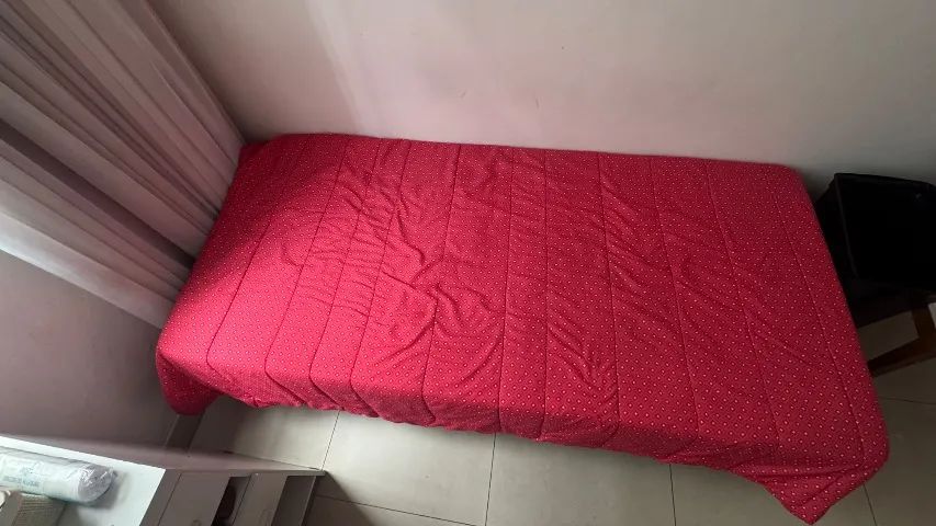Cama com box ortobom e colchão de solteiro  - Foto 3