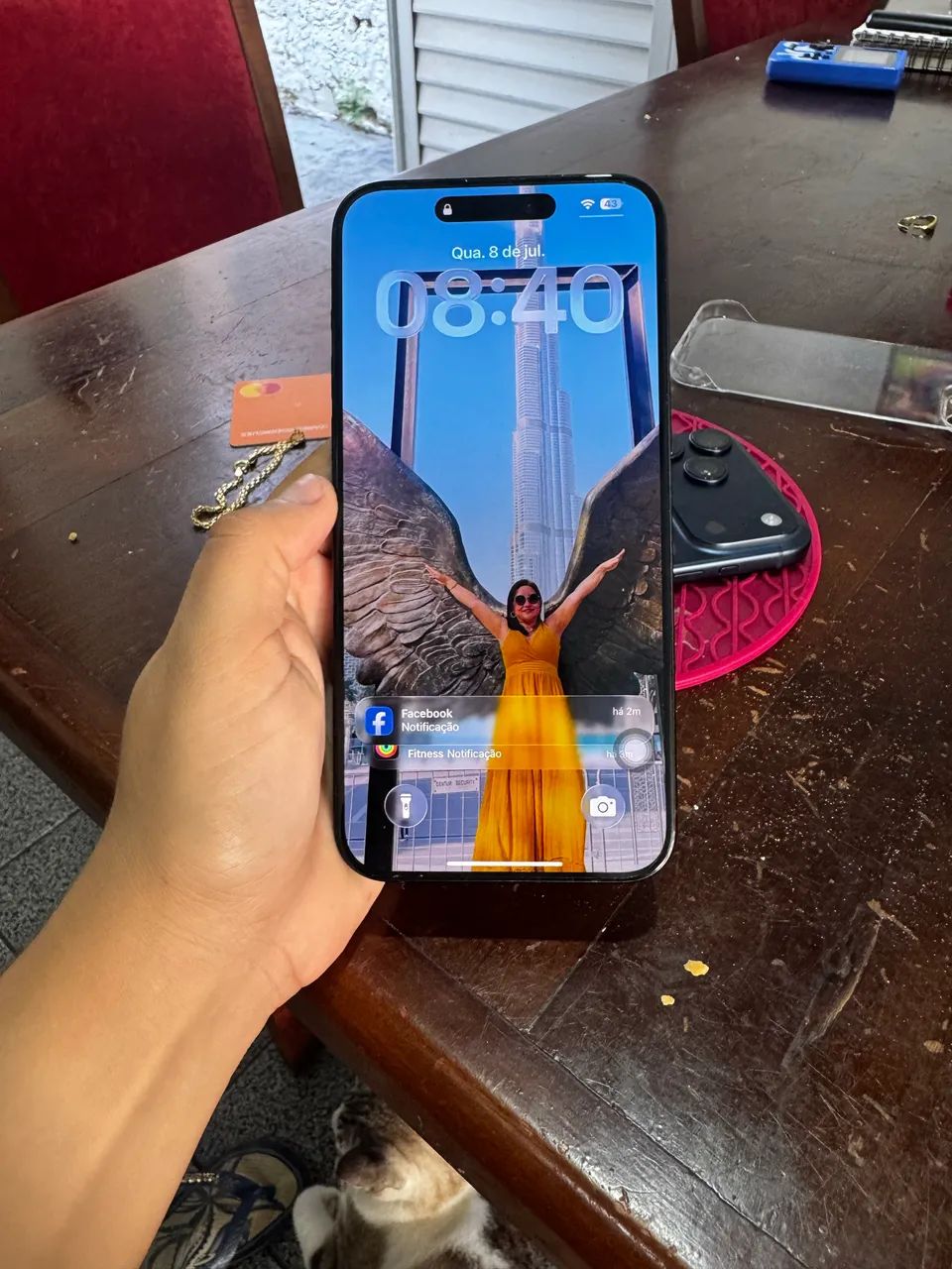iPhone 15 pro Max - R$4.500,00