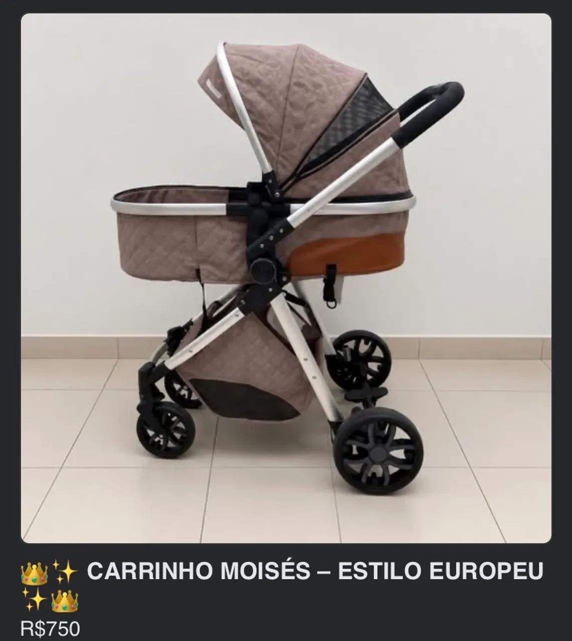 CARRINHO BEBÊ MOISÉS  - Foto 3