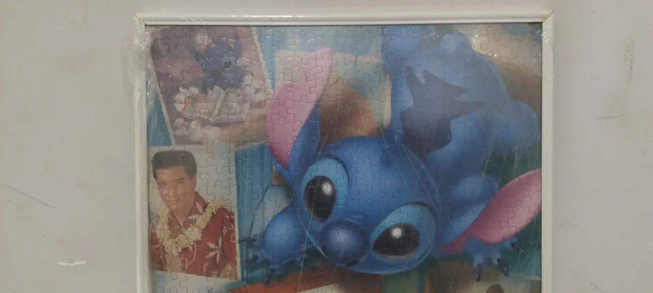 Quebra cabeça stitch na moldura  - Foto 2