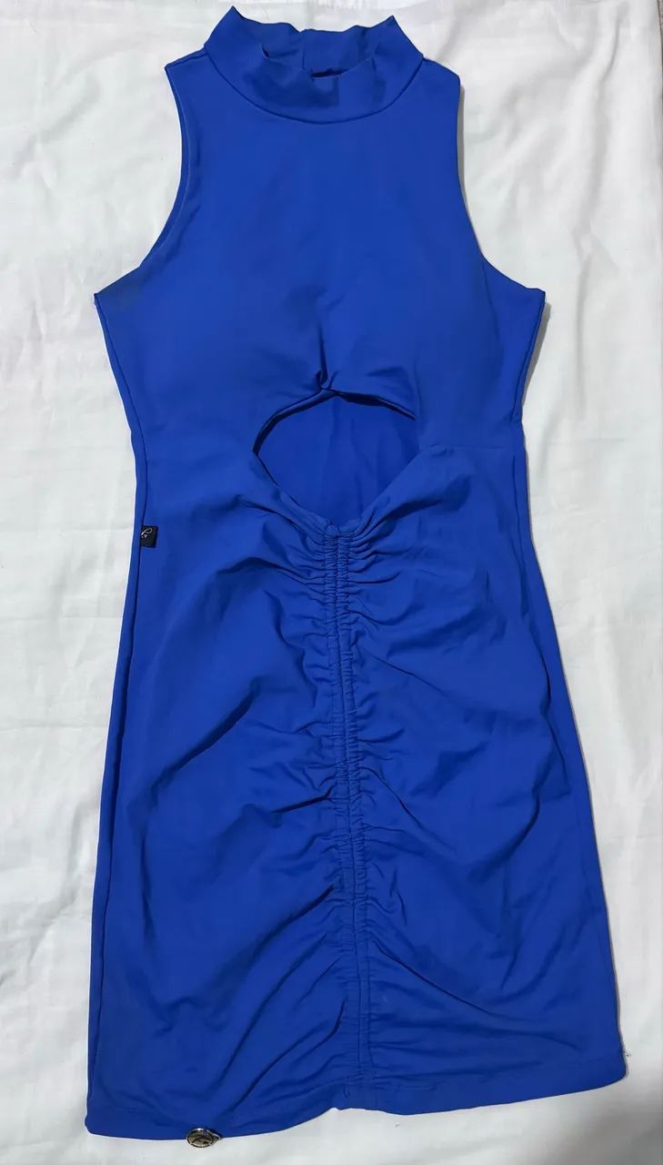 Vestido Poliamida Azul