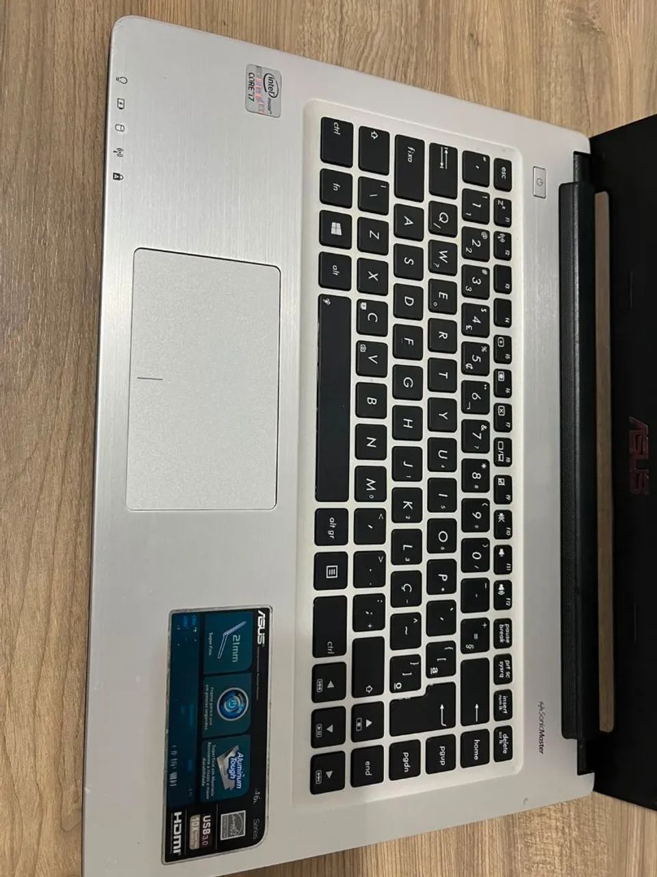 Notebook Asus I7 / 8Gb / SSD - Foto 3