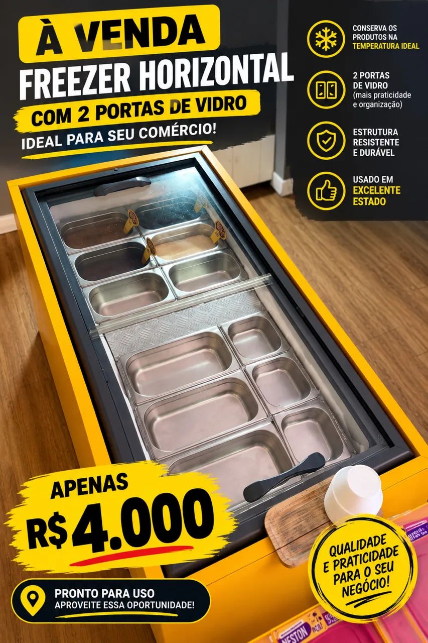 Freezer horizontal 