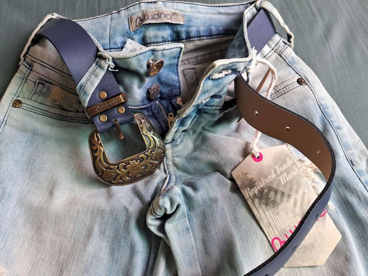Calça Jeans Bwana original 38 nova - Foto 3