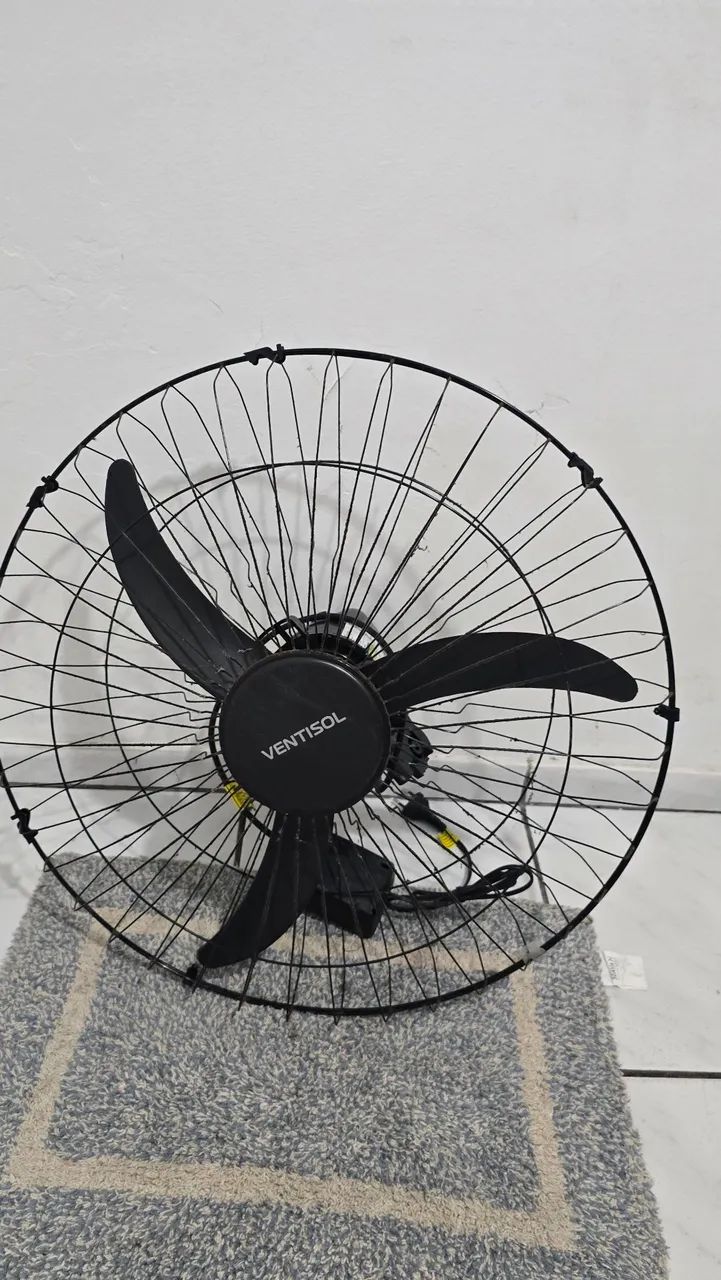 2 Ventiladores Ventisol Parede 60cm - Foto 2