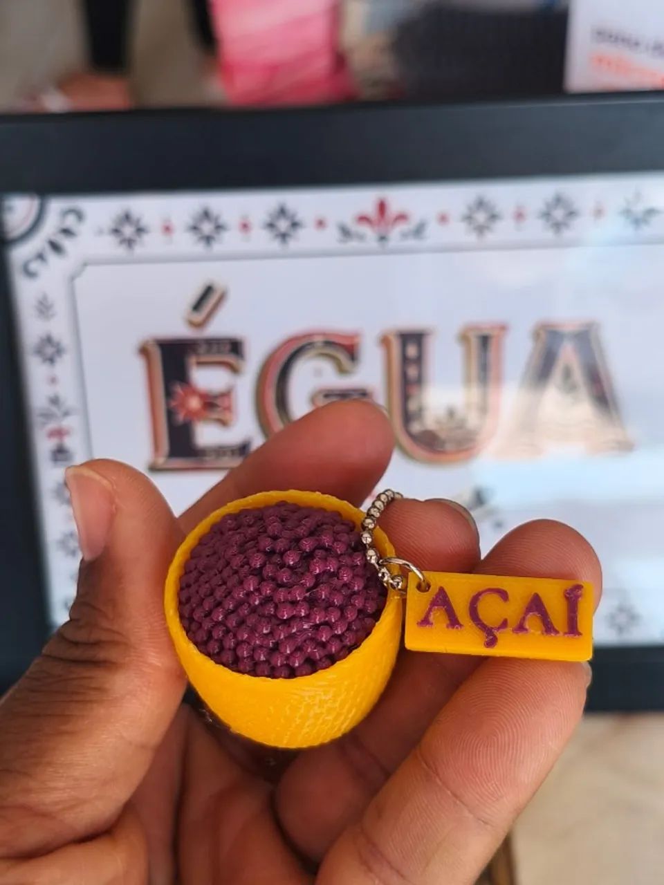Chaveiro 3D - COLEÇÃO AÇAÍ - Chaveiros Temáticos  - Foto 2
