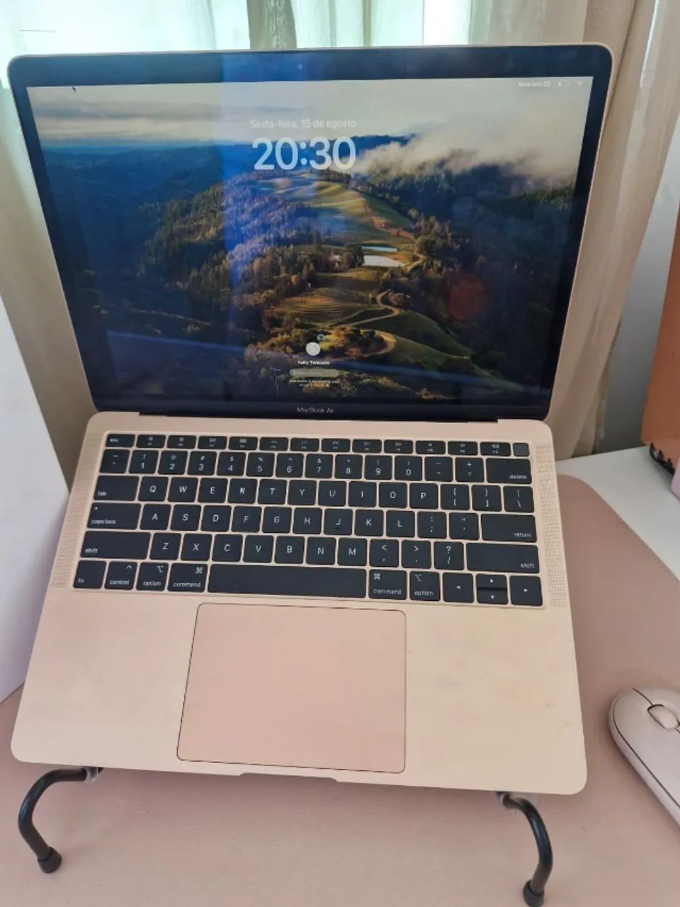 Macbook Air 2019, Tela 13.3'', Core I5, 8gb, Ssd-128gb Rose Rose