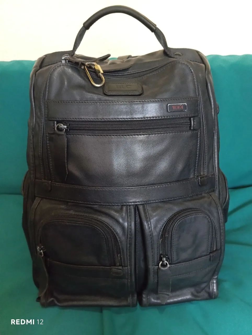 Mochila Tumi de couro legítimo original  - Foto 5