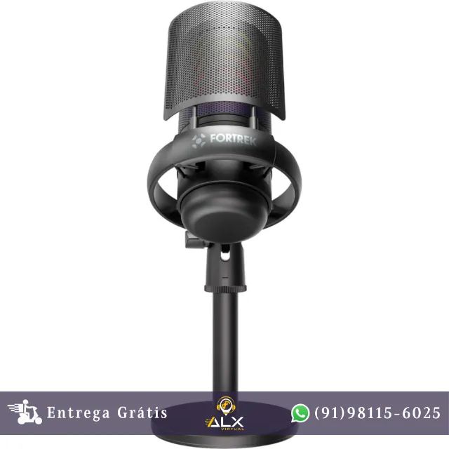 Microfone Gamer Usb Mic10 Fortrek *ENTREGA GRÁTIS*