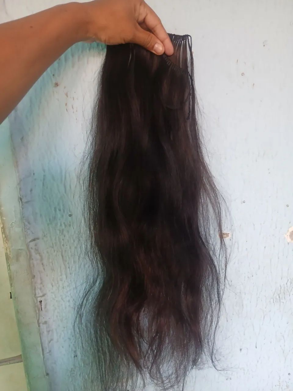 Cabelo brasileiro 101 gramas  - Foto 4