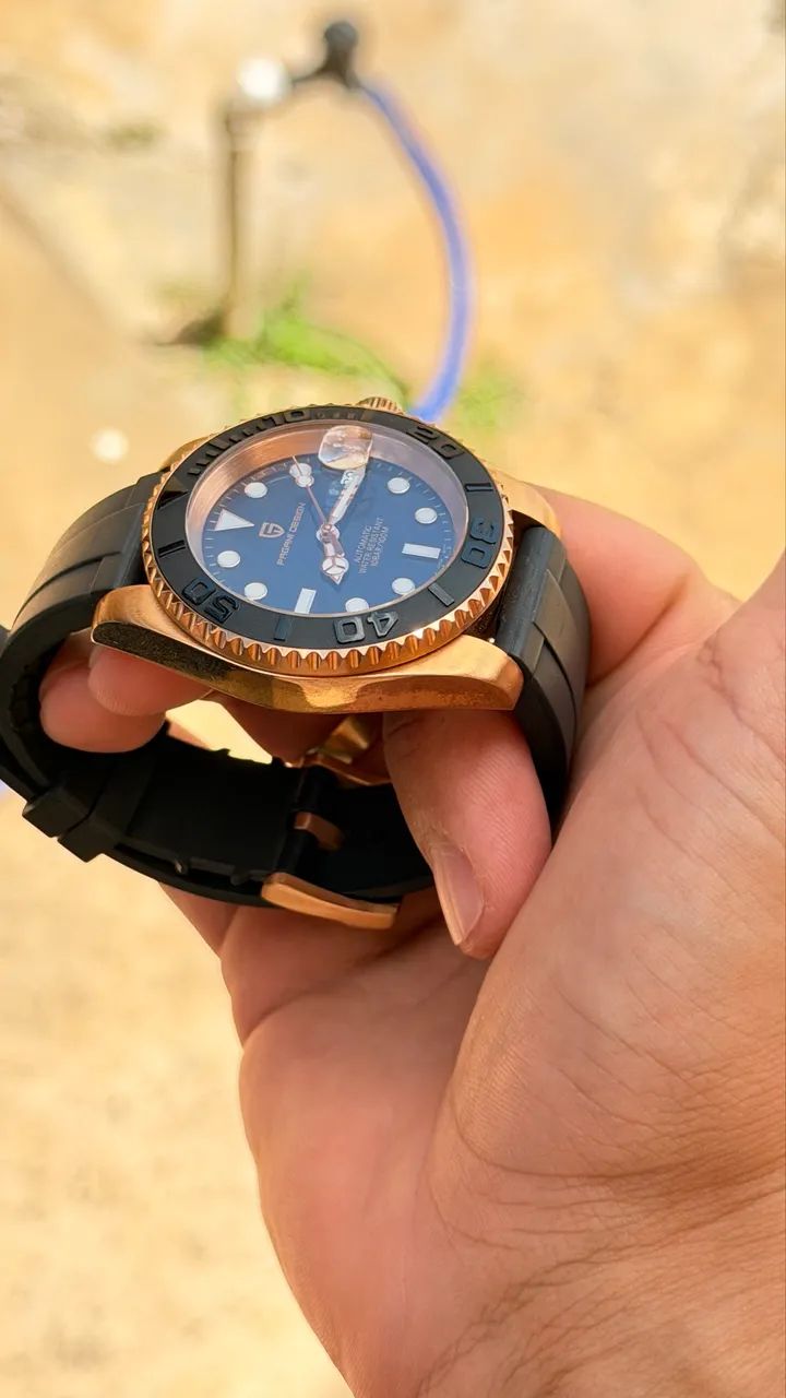 Relógio Pagani Design Automático pulseira Oyster flex - Foto 4