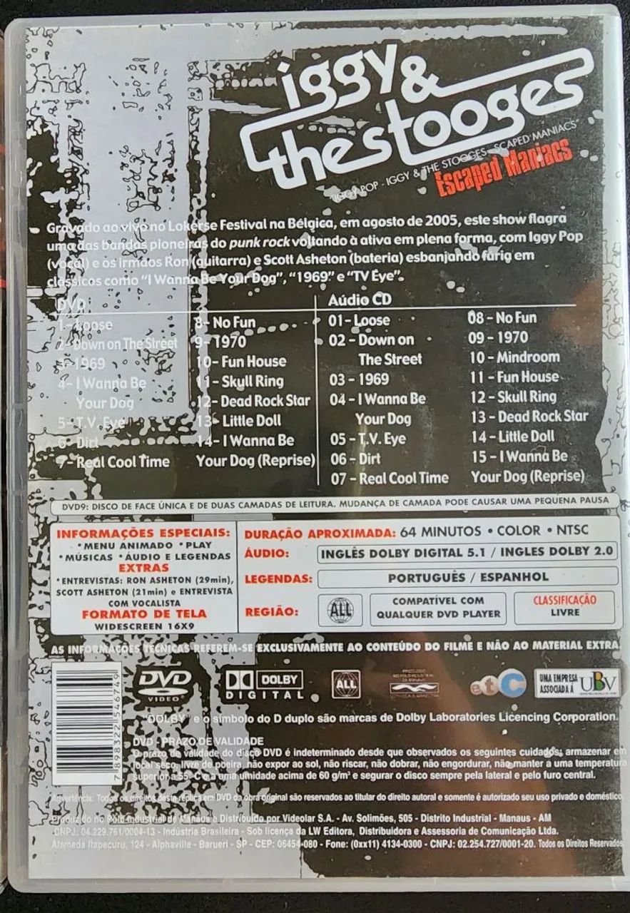2 DVD + 1 CD The Iggy Pop and the Stooges - Foto 4