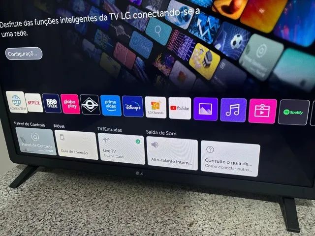 Smart TV LG 32 Polegadas Com Controle e Pés, Pronta para Uso retirar em Mongaguá - Foto 3