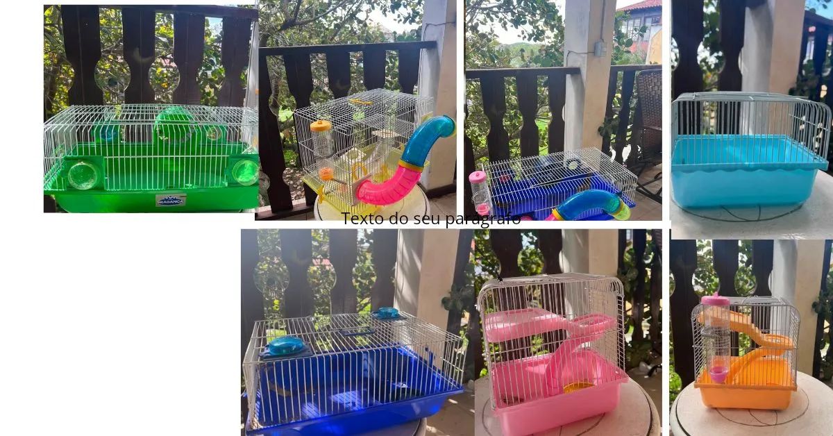 7 Gaiolas de Hamster 