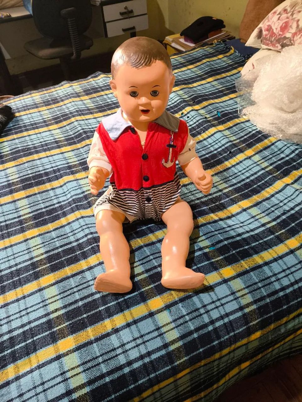 Boneco de massa dos anos 40 para colecionador - Foto 3