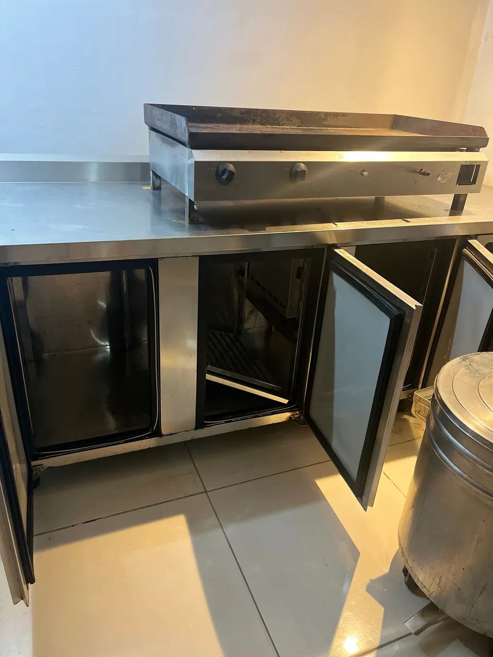 Bancada inox Refrigerada 220v