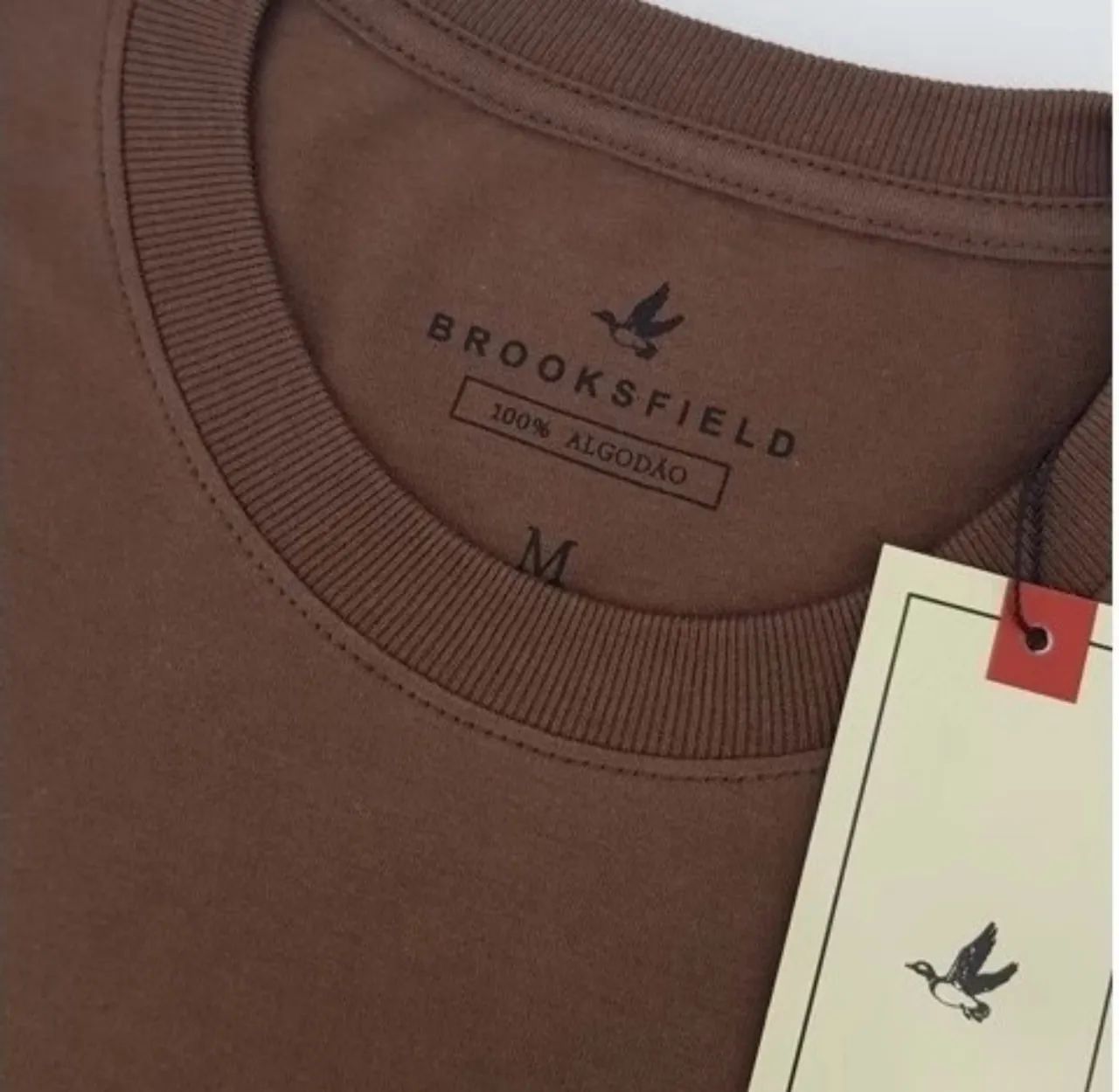 Camiseta básica brooksfield 100% algodão  - Foto 2