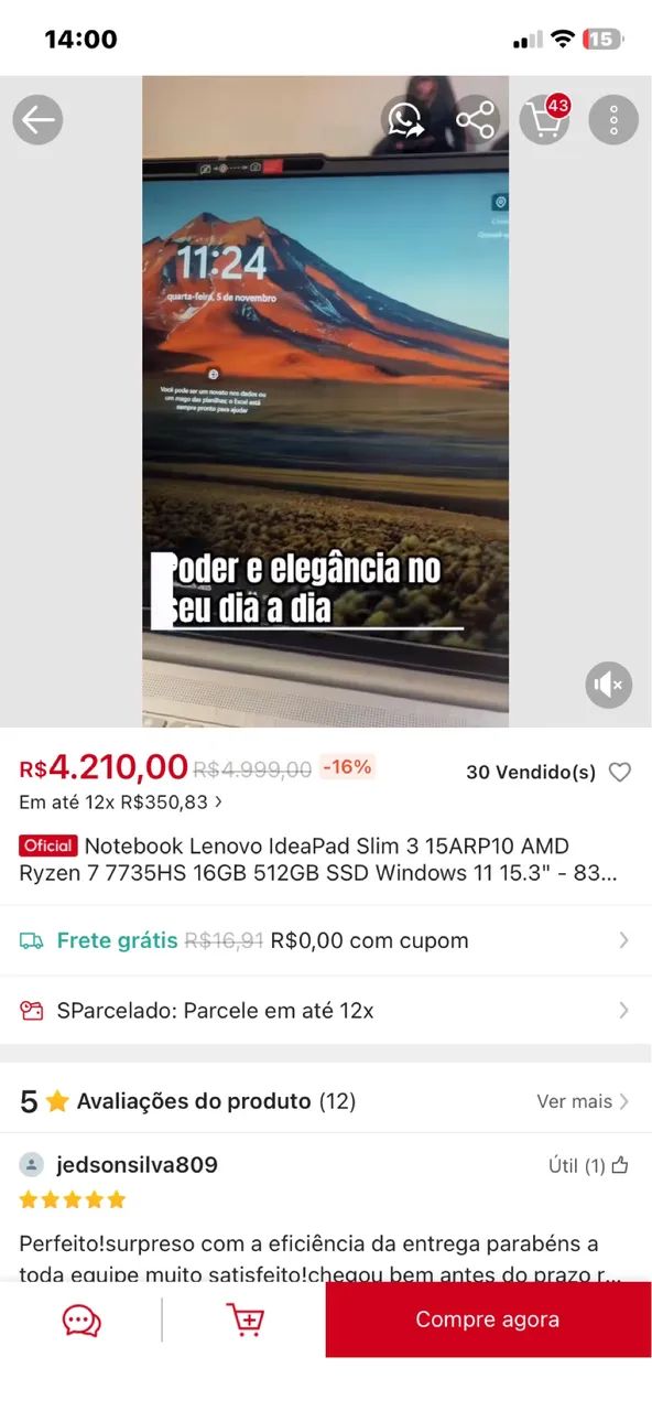 Notebook zero - Foto 3