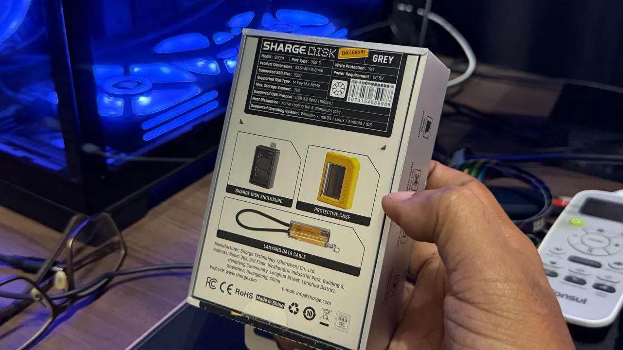 Gaveta Sharge Disk M.2 Nvme Ssd - Foto 5