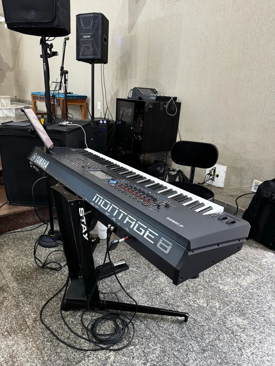 Teclado sintetizador da Yamaha Montage 8 - Instrumentos musicais