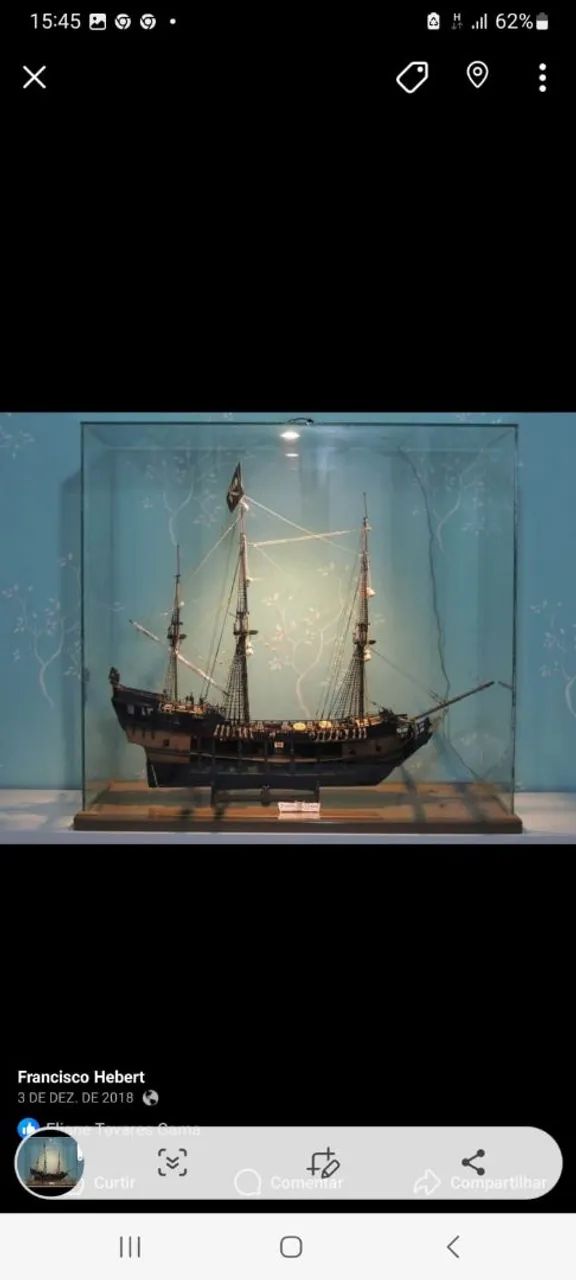 Réplica do navio pirata do caribe. Pérola negra 