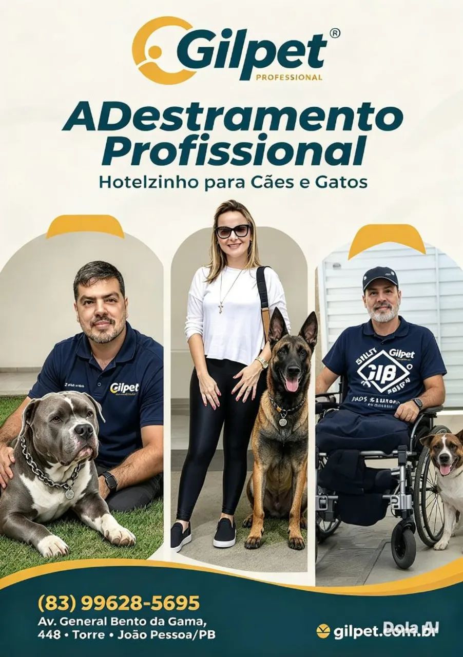 Adestramento de cães e pet shop 