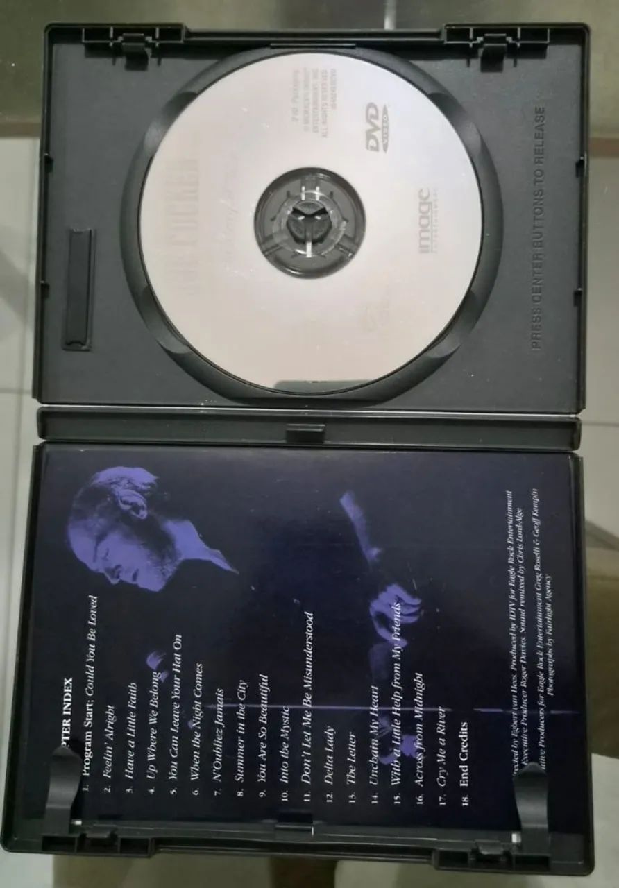 DVD do cantor Joe Cocker da Live Across from Midnight Tour - Foto 2