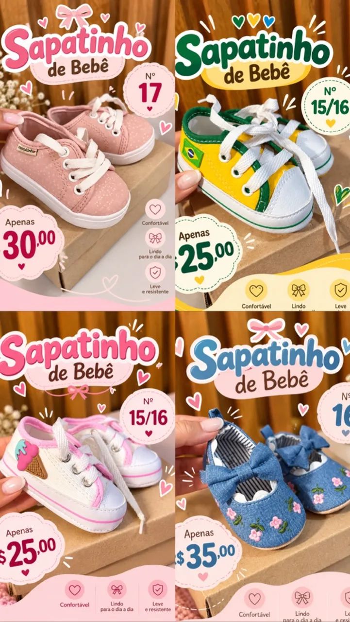 Sapatinho de bebê  - Foto 3