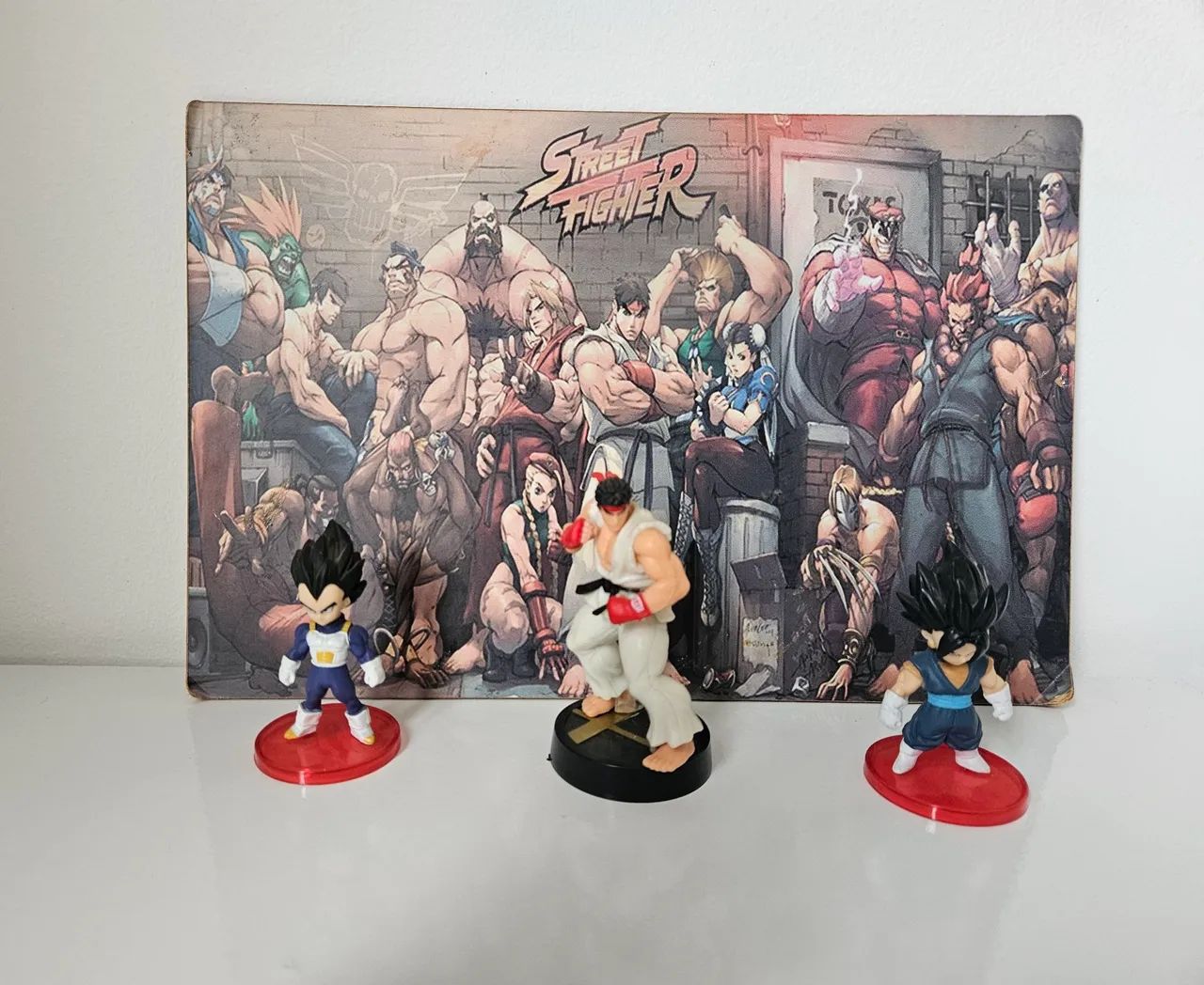 Kit bonecos street fighter/ Dragon ball z