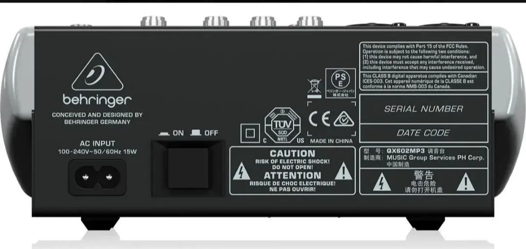 Mesa Behringer Qx602  - Foto 2