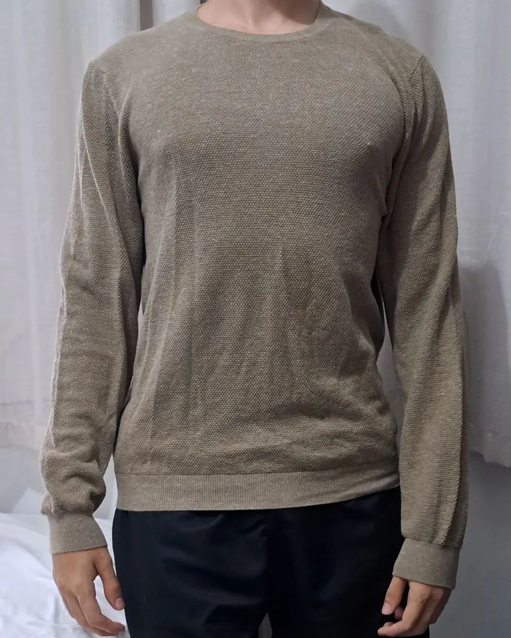 Suéter de Algodão Extrafino da Massimo Dutti