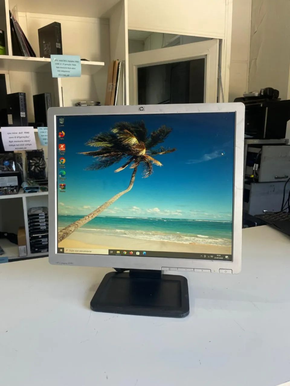 monitor 19 polegadas HP para computador/cpu/ vga/LCD/ perfeito com garantia e nf - Foto 4