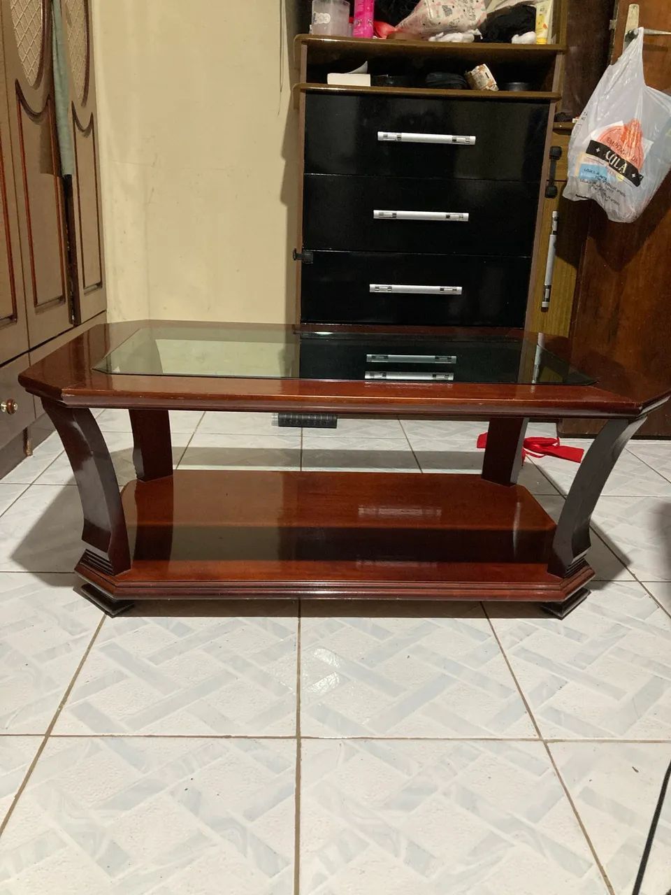 Mesa de centro madeira maciça - Foto 3