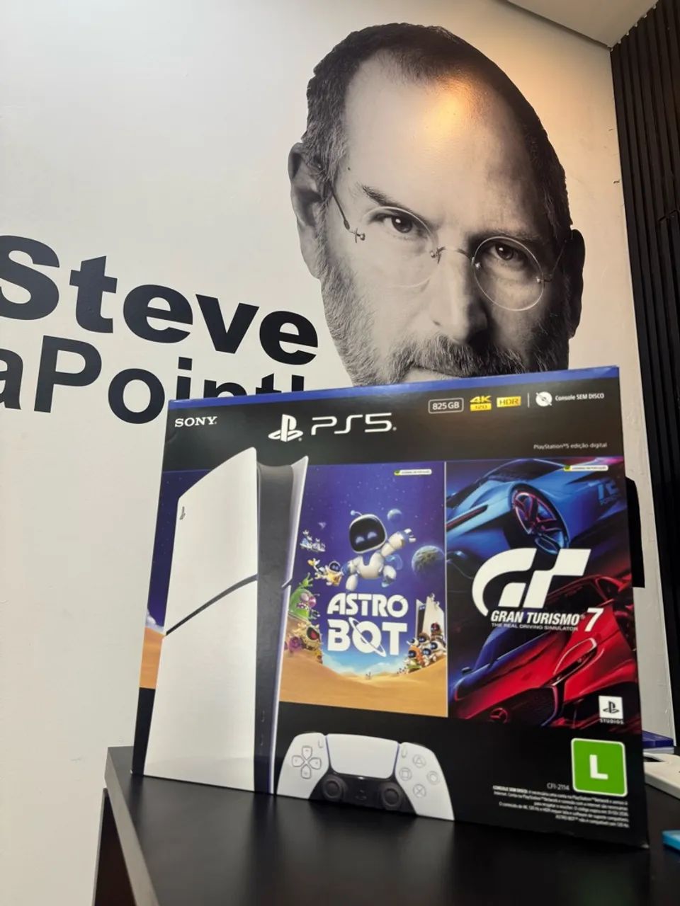 PS5 SLIM 825GB com 1 controle  - Foto 3