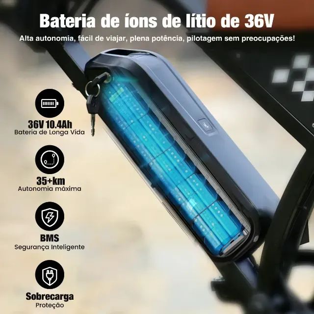 Bicicleta Elétrica Xroymexroy Eb5 750W - Foto 5