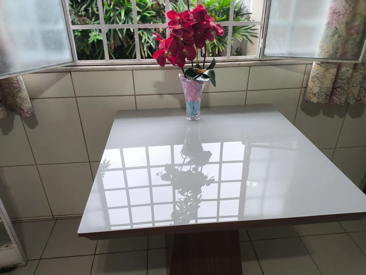 Mesa de vidro temperado jateado  - Foto 3