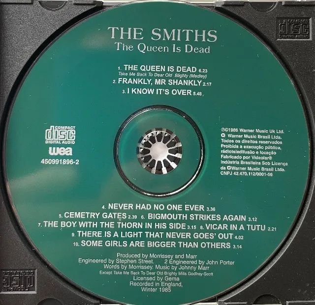 CD The Smiths - The Queen is Dead (1986) - Edição 2001 - Foto 5