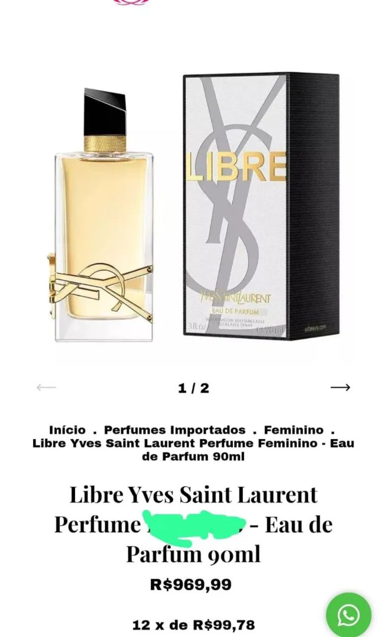 Perfume importado 