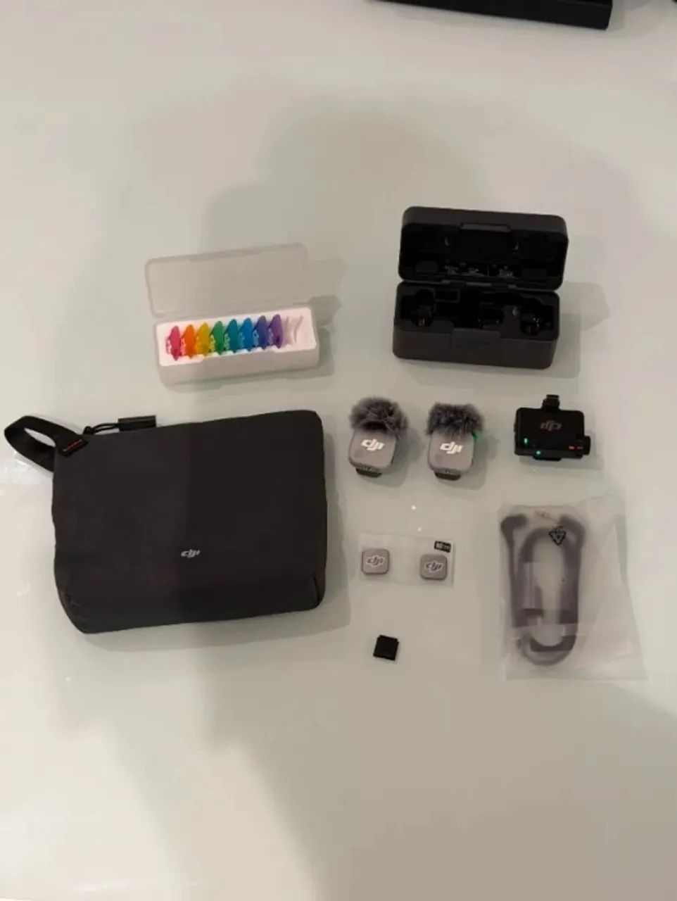 Microfone DJI Mic Mini 2 Combo Novo, Sem Uso - Foto 3