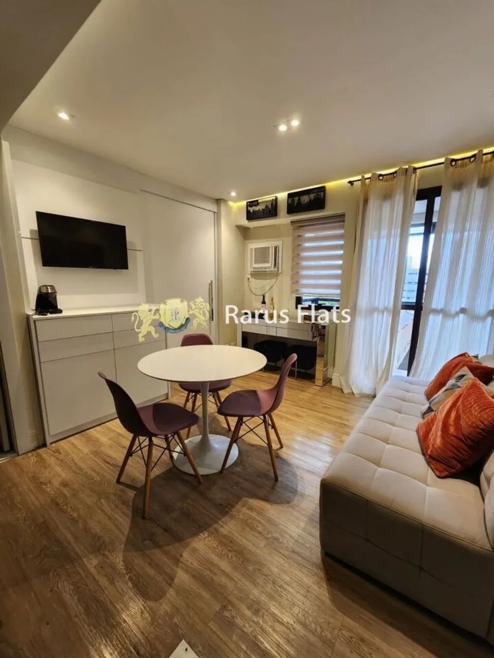 Flat com 1 Quarto para locação, 37m² - Moema