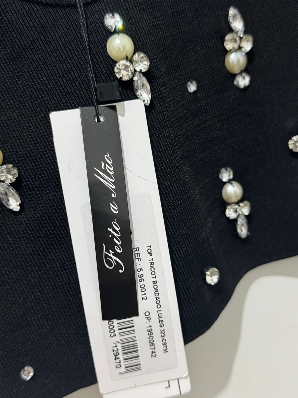 Top tricot bordado - Foto 3