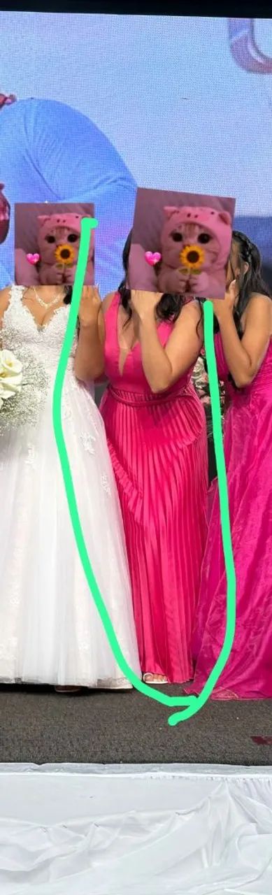 Vestido de madrinha rosa - Foto 3