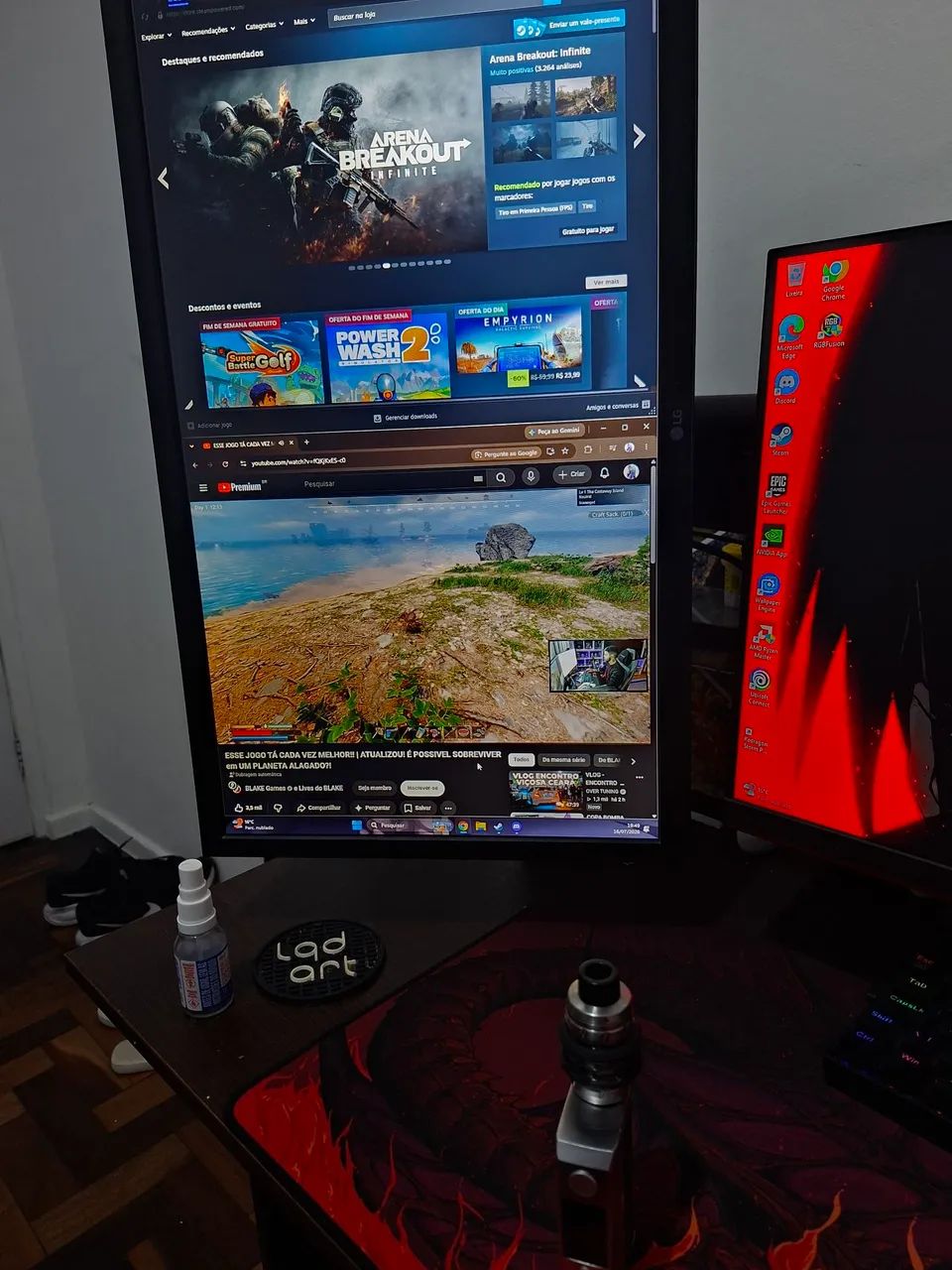 Pc gamer completo! Ryzen 7 5700x3d e rtx 4060  - Foto 2